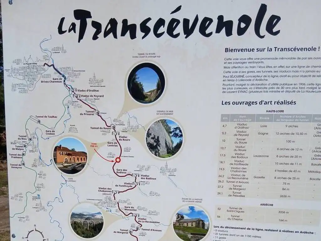 Carte de la transcévénol
